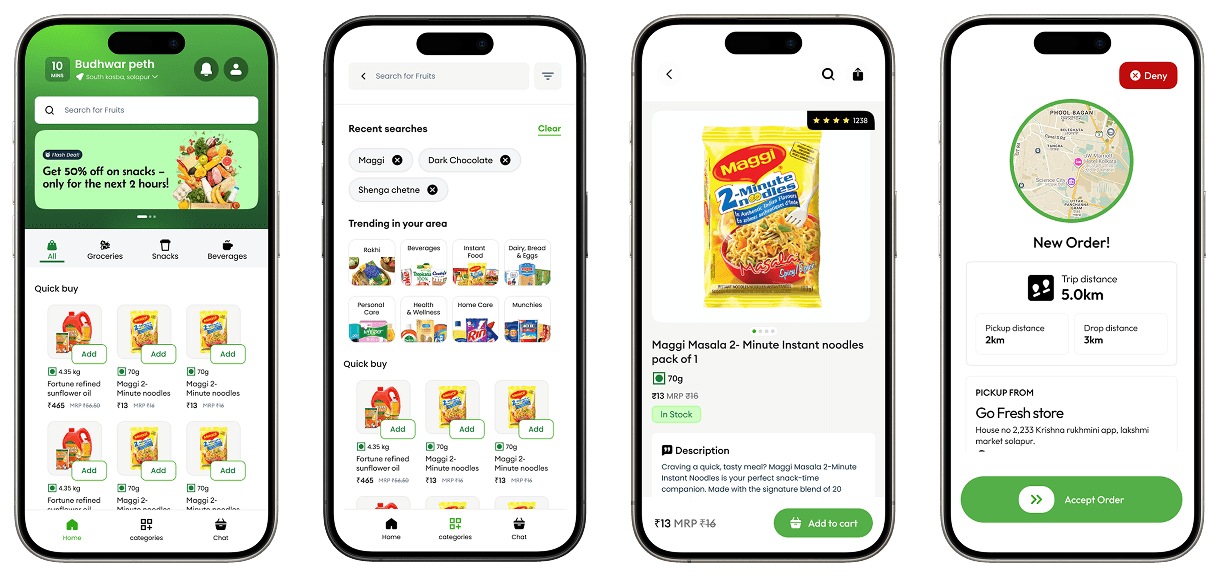 G-Fresh - Customer, Delivery & Merchant App