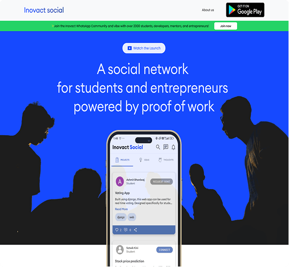 Inovact Social Network Platform