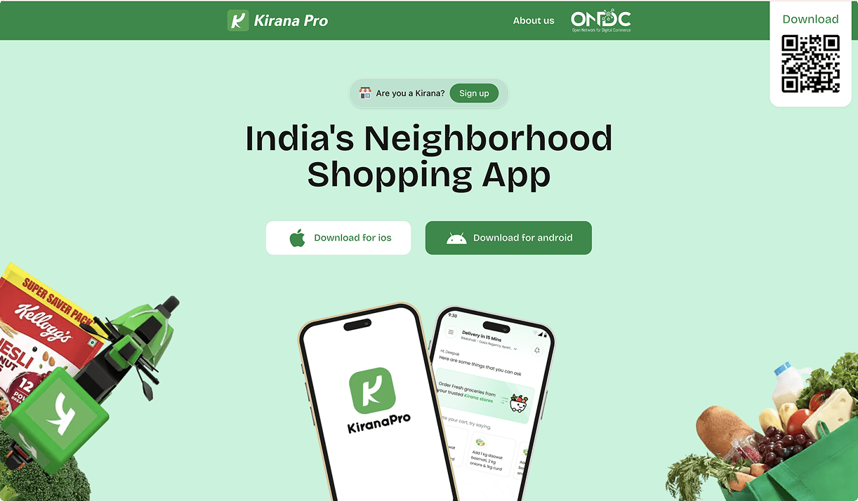 Kirana Pro - India's Neighborhood Shopping App